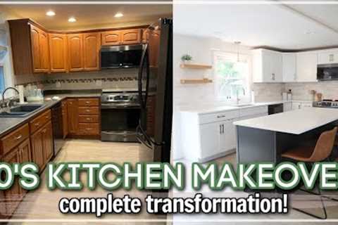 KITCHEN MAKEOVER 2022 / FULL RENOVATION START TO FINISH / BEFORE &amp; AFTER / KITCHEN..