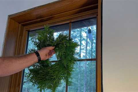 How to Hang a Wreath from a Window