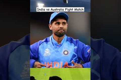 India vs Australia 😃World Cup Fight Match #cricket #shorts #rc24 #viral #trending #viratkohli..