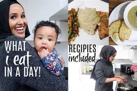 What I Eat In A Day While Breastfeeding 2019! | W HEALTHY RECIPES! AD |Zeinah Nur
