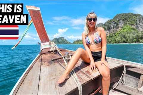 The Four ISLAND Tour KRABI, Clearest Water in THAILAND! Must Do AO NANG!