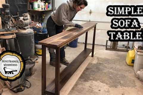 Sofa Table || Woodworking Projects [How-To]