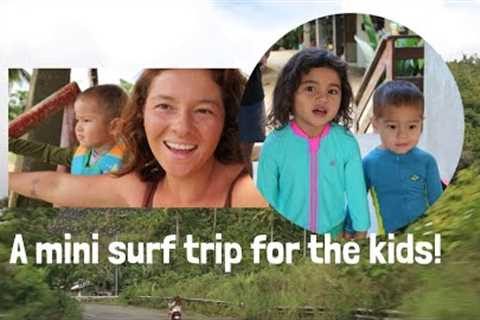 Surfing with the Kids! Going on a trip for fun waves!