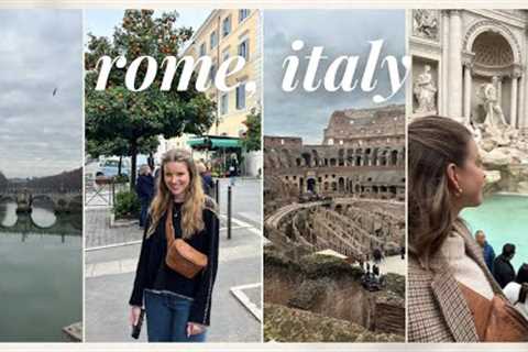ROME VLOG: colosseum, trevi fountain, spa day, INCREDIBLE michelin food, pantheon, shopping + more