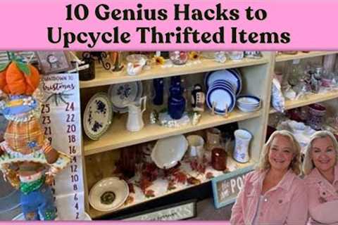 10 Creative Hacks for Upcycling Old &amp; Thrifted Items into Stunning Home Decor! Recycle Reuse