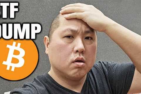Why is Bitcoin DUMPING after ETF Approval???
