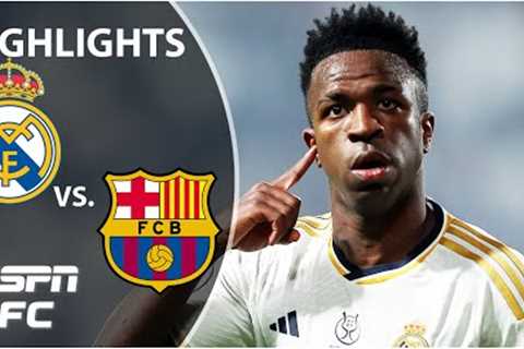🏆 Vinicius Jr. MASTERCLASS 🏆 Real Madrid vs. Barcelona | Spanish Supercopa Highlights | ESPN FC