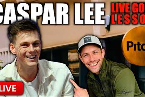 Live Golf Lesson with YOUTUBE OG CASPAR LEE - Fix Your Slice Swing