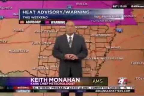 (KARK-TV) News Blooper: Shortest Weather Forecast Ever