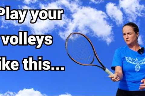 How to use volleys in tennis