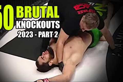 50 Most Brutal Knockouts Ever in MMA 2023 ! Part 2