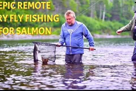 Epic Journey to Remote Salmon Dry Fly Fishing Destination | One Hour Video Adventure