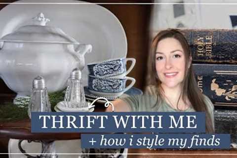 THRIFTING &amp; STYLING! GOODWILL THRIFT WITH ME &amp; THRIFT HAUL! | GOODWILL BINS