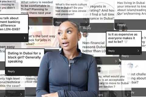 THE TRUTH ABOUT LIVING IN DUBAI | Finding a Job, Investment Banking Salary, Dating, Work Culture