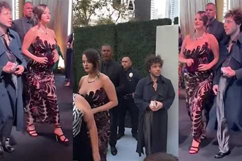 Selena Gomez and Benny Blanco Make a Stylish Entrance at Emmys 2024