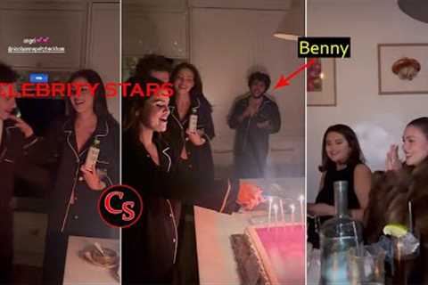 Selena Gomez and Benny Blanco Party in Their PJs!