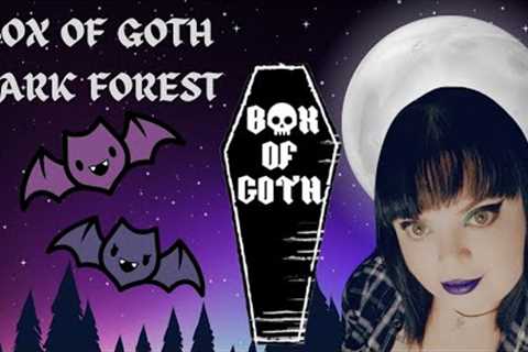 Box Of Goth Unboxing Dark Forest 2024 I Rock Chick Beauty