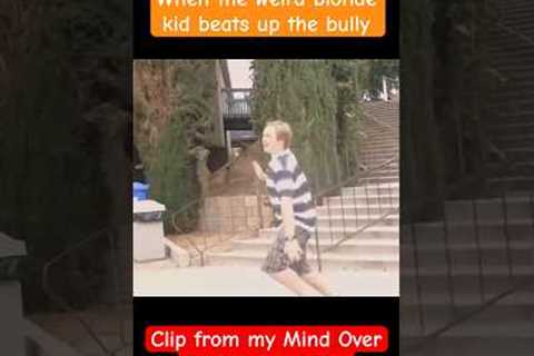 Weird kid fights bully #youtube #comedy #youtubeshorts #clips #shorts #fake #sketch #skit #wtf #lol