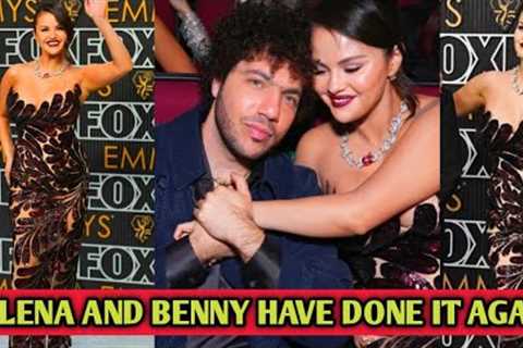 Selena and Benny Blanco POWER COUPLE made a Grand entry at the Emmy award