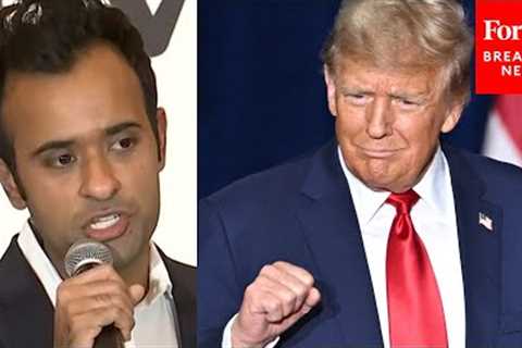 BREAKING: Vivek Ramaswamy Drops Out Of GOP Race After 4th Place Iowa Caucus Showing, Endorses Trump