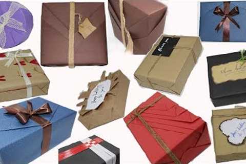 Top 10 Gift Wrapping Techniques, New ideas for gift wrapping || How to Wrap a Gift