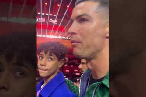 Cristiano Ronaldo isn't a fan of the cameras 📷 #DayOfReckoning 🇸🇦