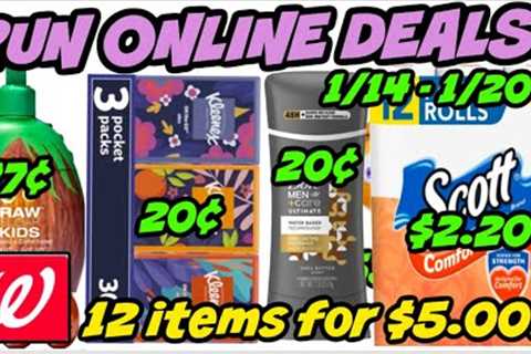 WALGREENS ONLINE DEALS (1/14 - 1/20) | **Grab 12 Items for $5.00!