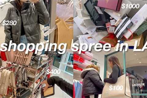 NO BUDGET shopping spree in LA! + a weekend in my life