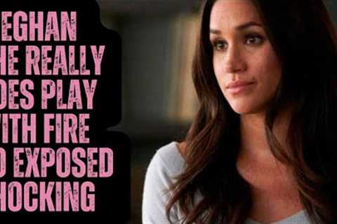 MEGHAN REALLY DOES PLAY WITH FIRE - BURNT YOU BET  #royal #meghanandharry #meghanmarkle