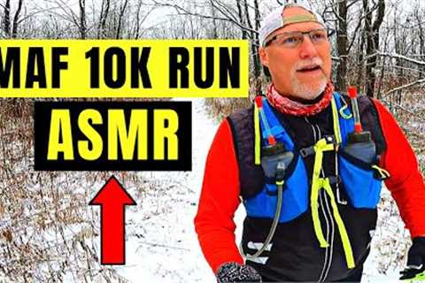 MAF TRAINING In The Snow ASMR | 10K Of Pure Running Sounds