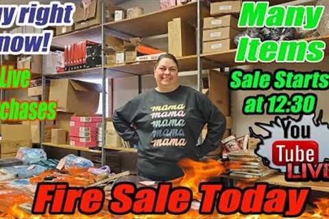 Live Fire Sale Buy Direct From Me Lots of Misc items, home decor, toys, mystery boxes and more