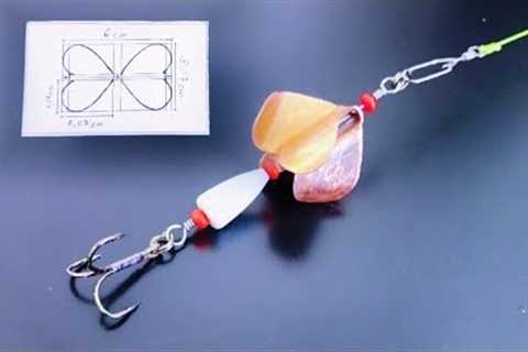 DIY- Traps for Fishing / Lure Making / How To Make 4-Bladed Prop For Buzzbait.