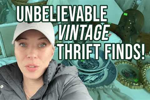 WOW! Thrifting at Goodwill has never been this good! Most exciting vintage thrift store finds EVER!