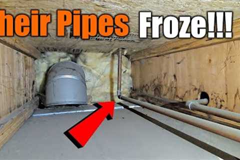 What To Do When Your Water Pipes Freeze | THE HANDYMAN |
