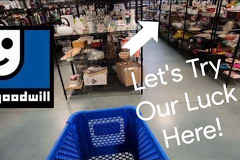 Let's Try Our Luck Here! - Shop Along With Me - Goodwill Thrift Store