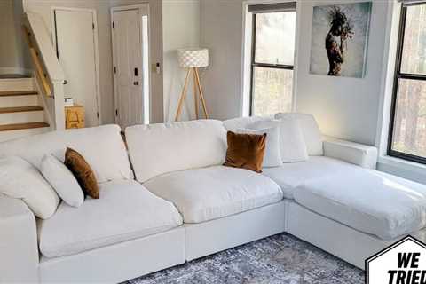7th Avenue Sectional is a Dupe of RH Cloud Couch for Less
