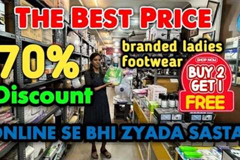 70% discount 😱The best price | online se bhi zyada Sasta | buy 2 Get 1 Free ladies branded footwear