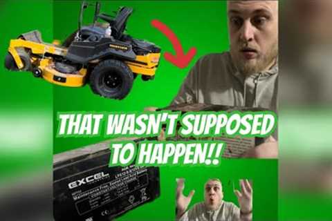 MOWER MAYHEM | When Maintenance Takes a Wild Turn! #lawncare #mowing #mowermaintenance