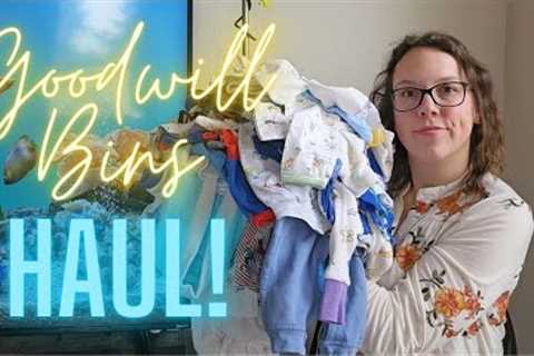 Goodwill Bins Haul To Resell Online + How I Lot Vintage Kids Pieces To Sell!