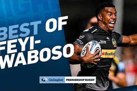 Best of Immanuel Feyi-Waboso | Future International Star?! | Gallagher Premiership Rugby