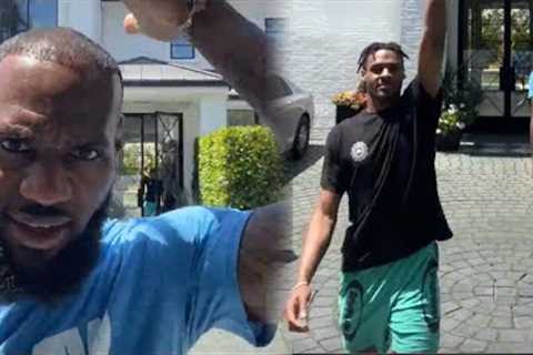 LeBron James &amp; Bronny James FULL WORKOUT In Driveway! They’re HILARIOUS 🤣