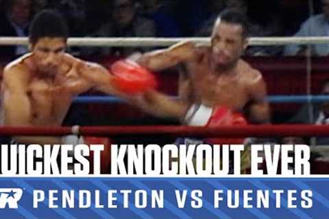 QUICKEST BOXING KNOCKOUT EVER? | FREE FIGHT | Freddie Pendleton vs Sammy Fuentes
