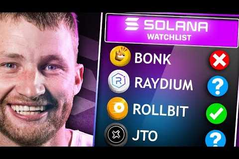 My Altcoin Charts Revealed The TOP SOLANA Picks! (PUMP INCOMING)