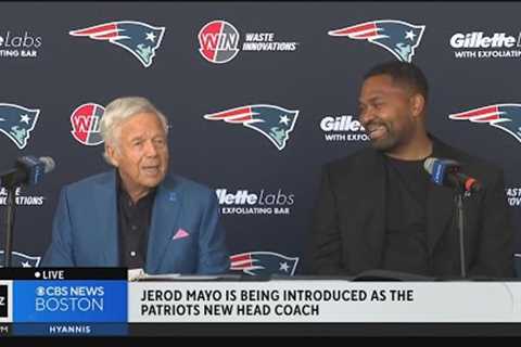 Jerod Mayo officially introduced as New England Patriots head coach