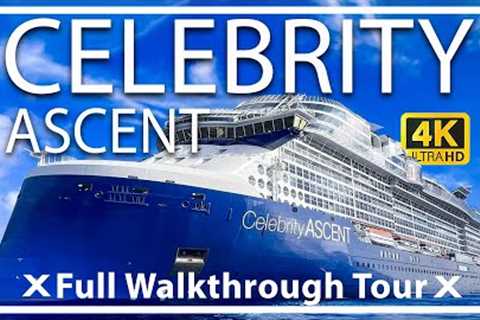 Celebrity Ascent | Full Walkthrough Ship Tour &amp; Review | Brand New Ship | Take an inside Look!