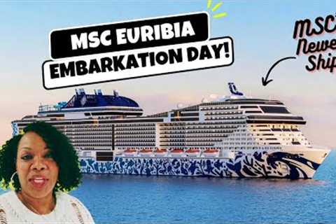 MSC Euribia | Embarkation Day &amp; Stateroom Tour!