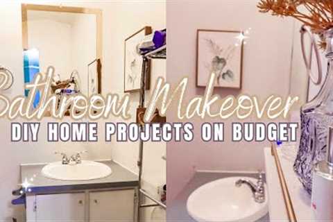 BATH ROOM MAKEOVER // OLD HOME IMPROVEMENTS // DIY PROJECTS // HOUSE UPDATES on BUDGET // KIMI COPE