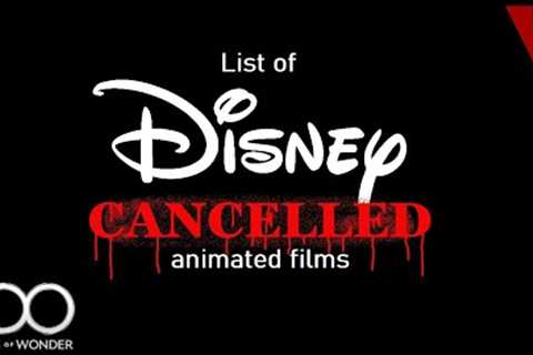List of Disney's Cancelled Animated Films (1933-2018)