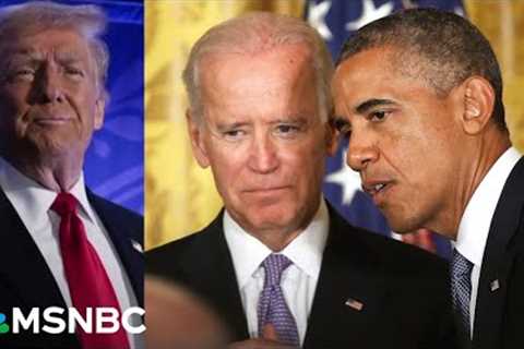 'You can just tell how worried he is': Trump again mixes up Biden with Obama
