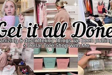 *NEW* GET IT ALL DONE DECLUTTERING CLEANING DOLLAR TREE SHOP WITH ME TIFFANI BEASTON HOMEMAKING 2024